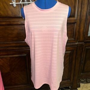 ZYIA Pink Perforated Active Top